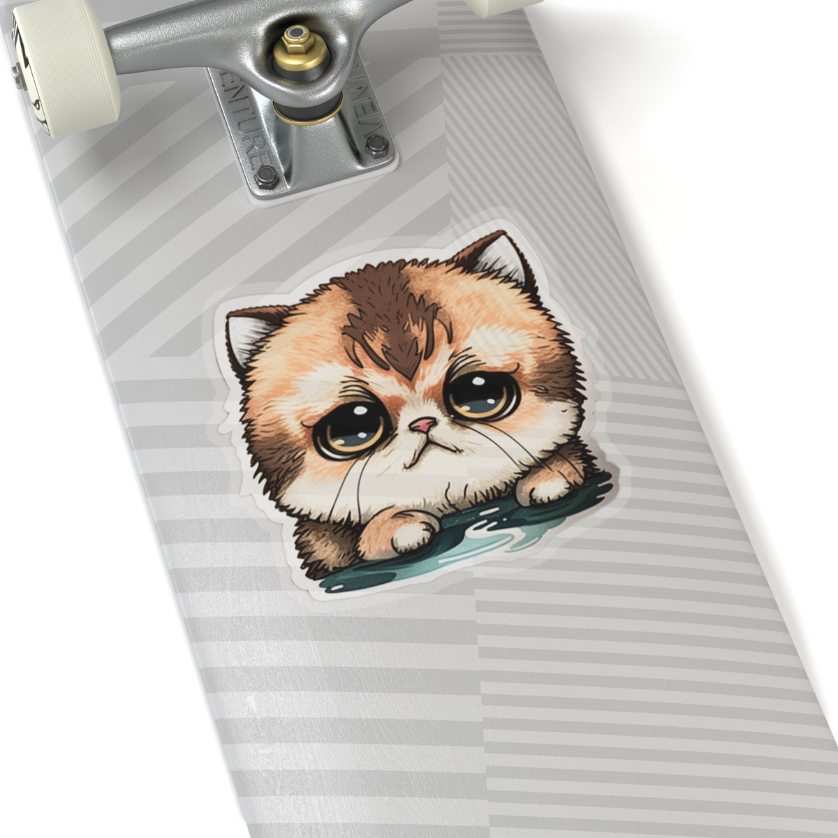 Kiss-Cut Sticker of cute funny cat kitten for your collection