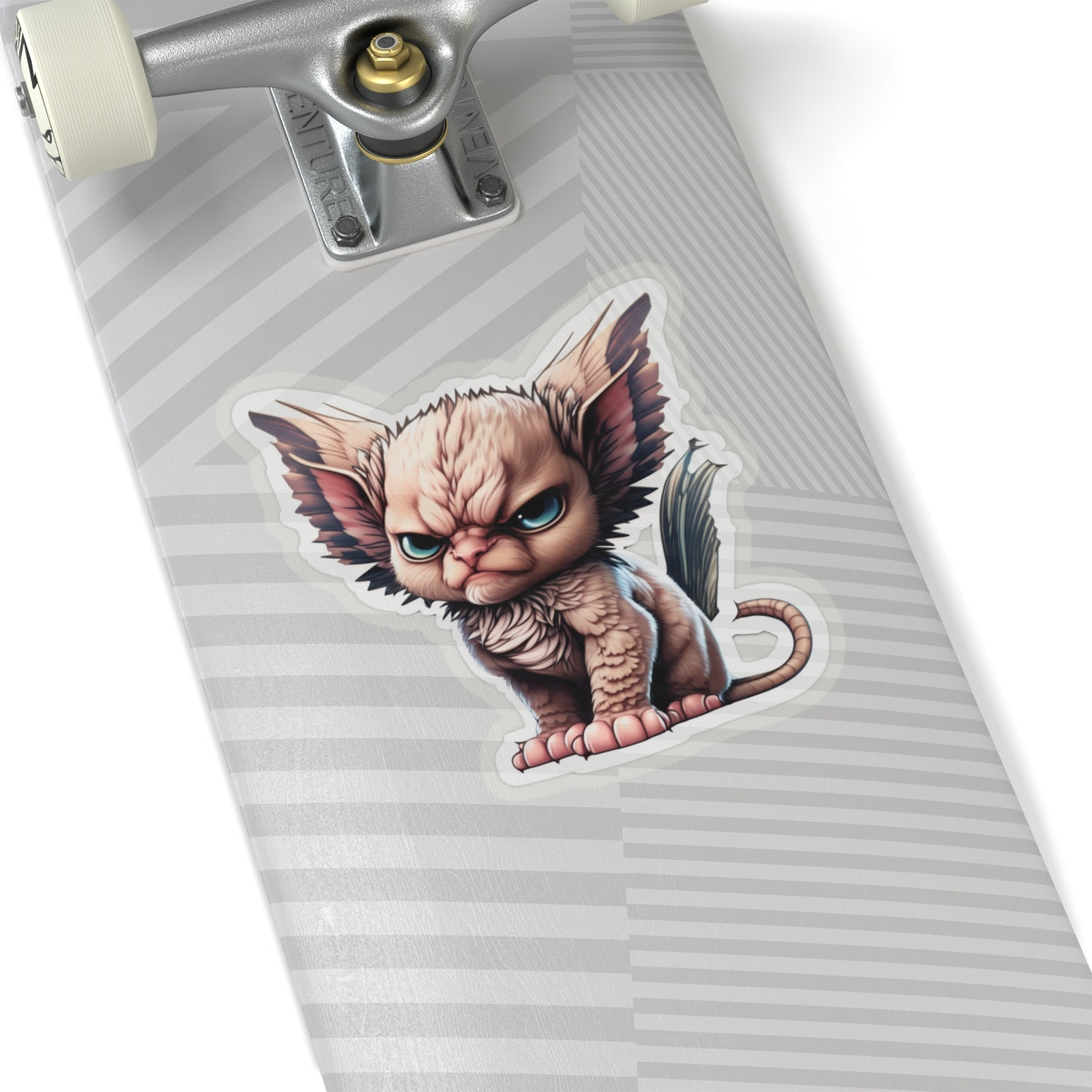 Copy of Kiss-Cut Sticker of cute funny angry sphinx cat kitten for your collection