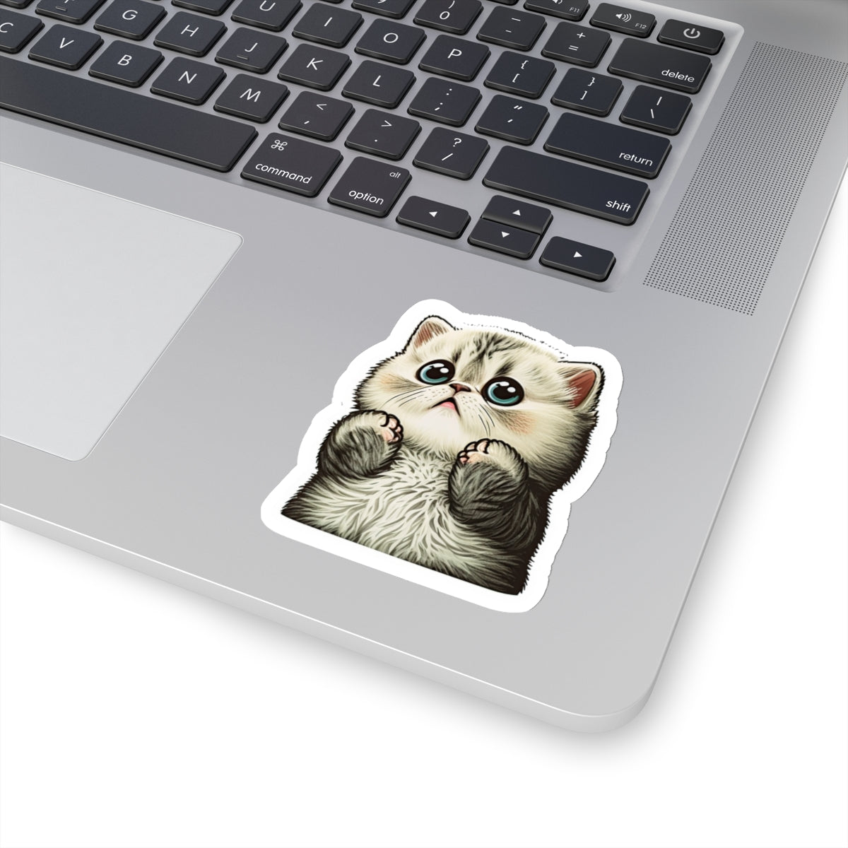 Kiss-Cut Sticker of cute funny cat kitten for your collection