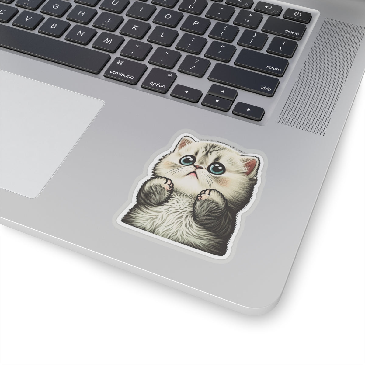 Kiss-Cut Sticker of cute funny cat kitten for your collection