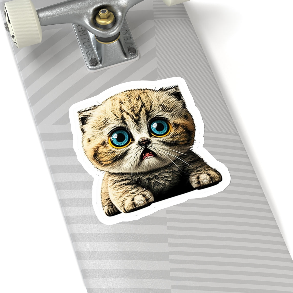 Kiss-Cut Sticker of cute funny cat kitten for your collection