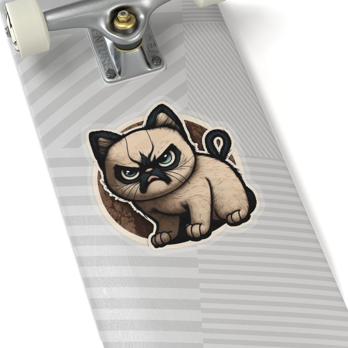 Kiss-Cut Sticker of cute funny siamise cat kitten  for your collection