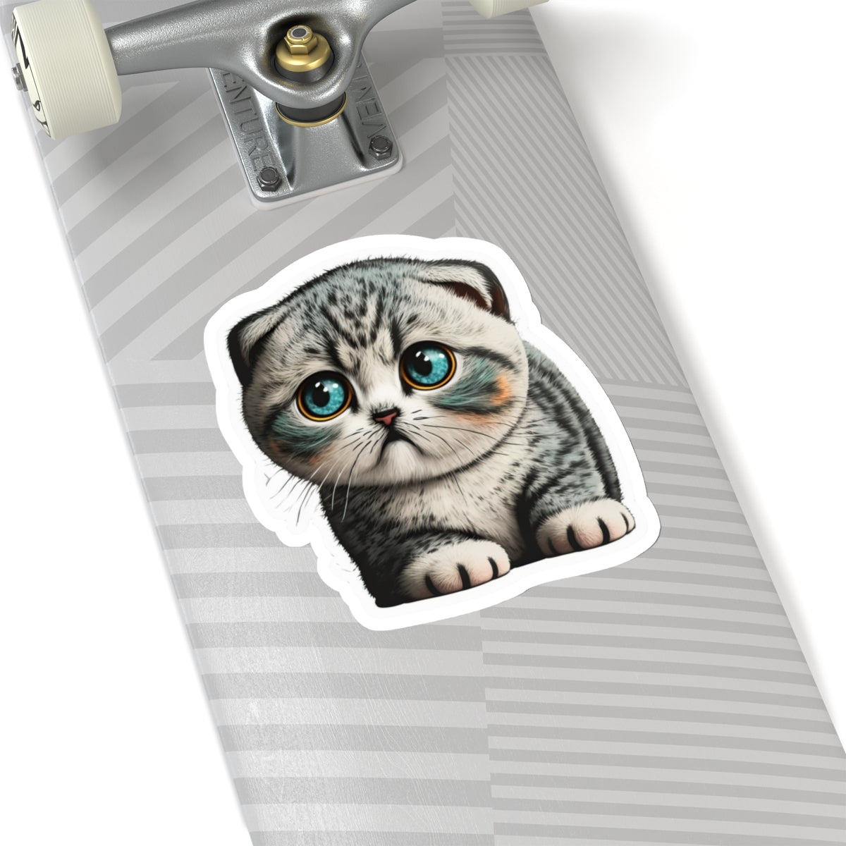 Kiss-Cut Sticker of cute funny cat kitten  for your collection