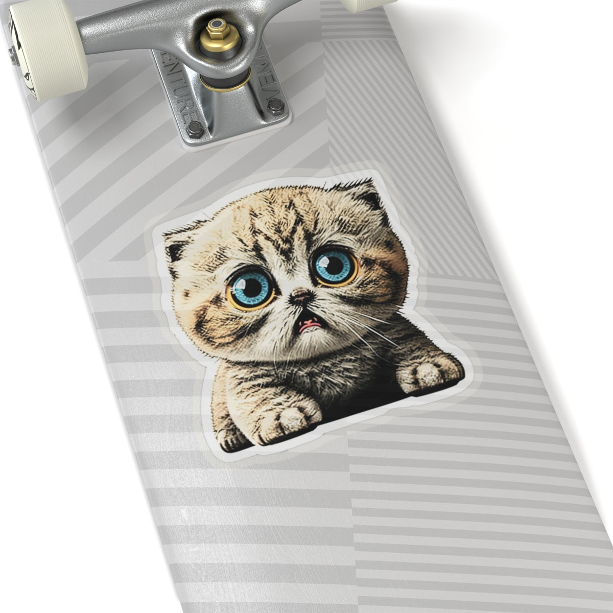 Kiss-Cut Sticker of cute funny cat kitten for your collection