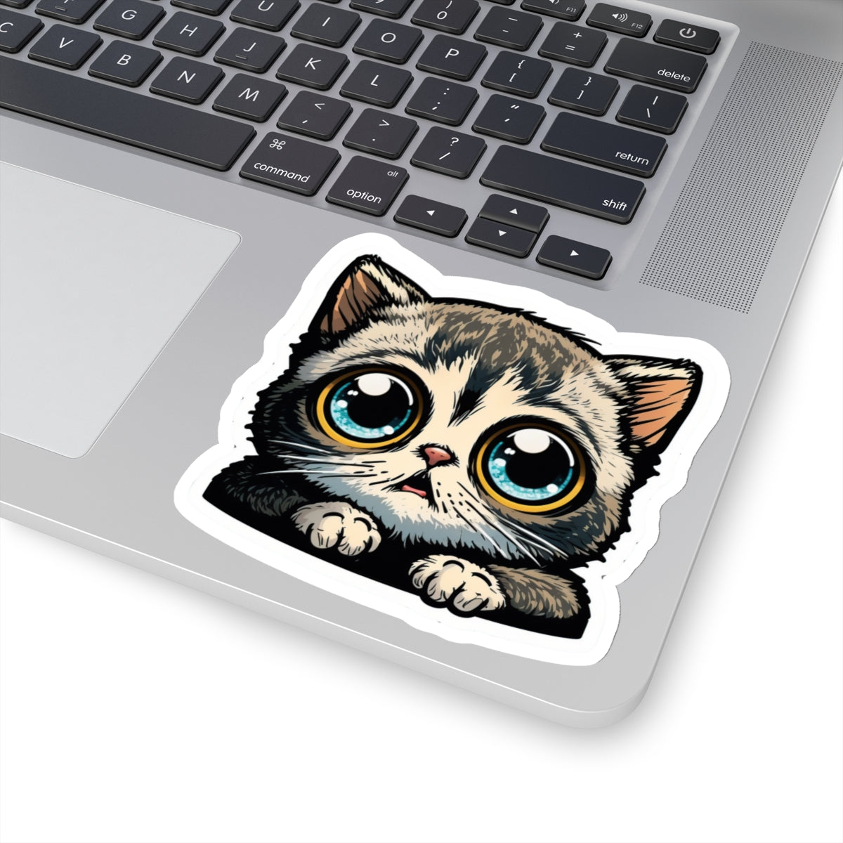 Kiss-Cut Sticker of cute funny cat kitten for your collection
