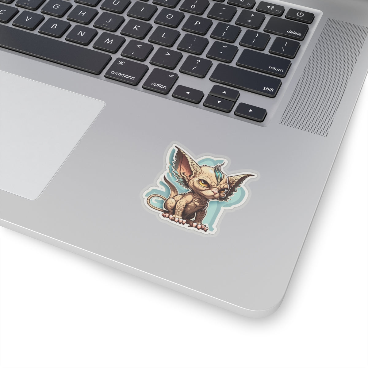 Kiss-Cut Sticker of cute funny angry sphinx cat kitten for your collection
