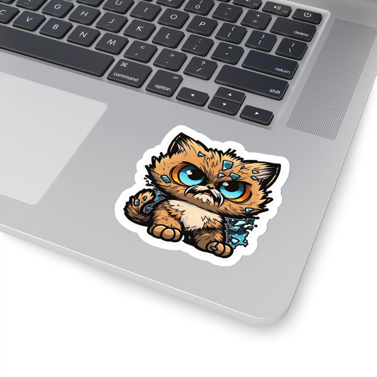 Kiss-Cut Sticker of cute funny anime cat kitten for your collection