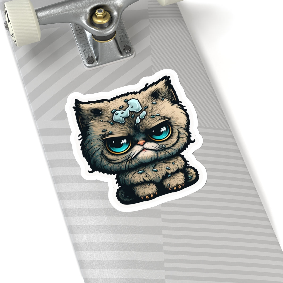 Kiss-Cut Sticker of cute funny cat kitten for your collection