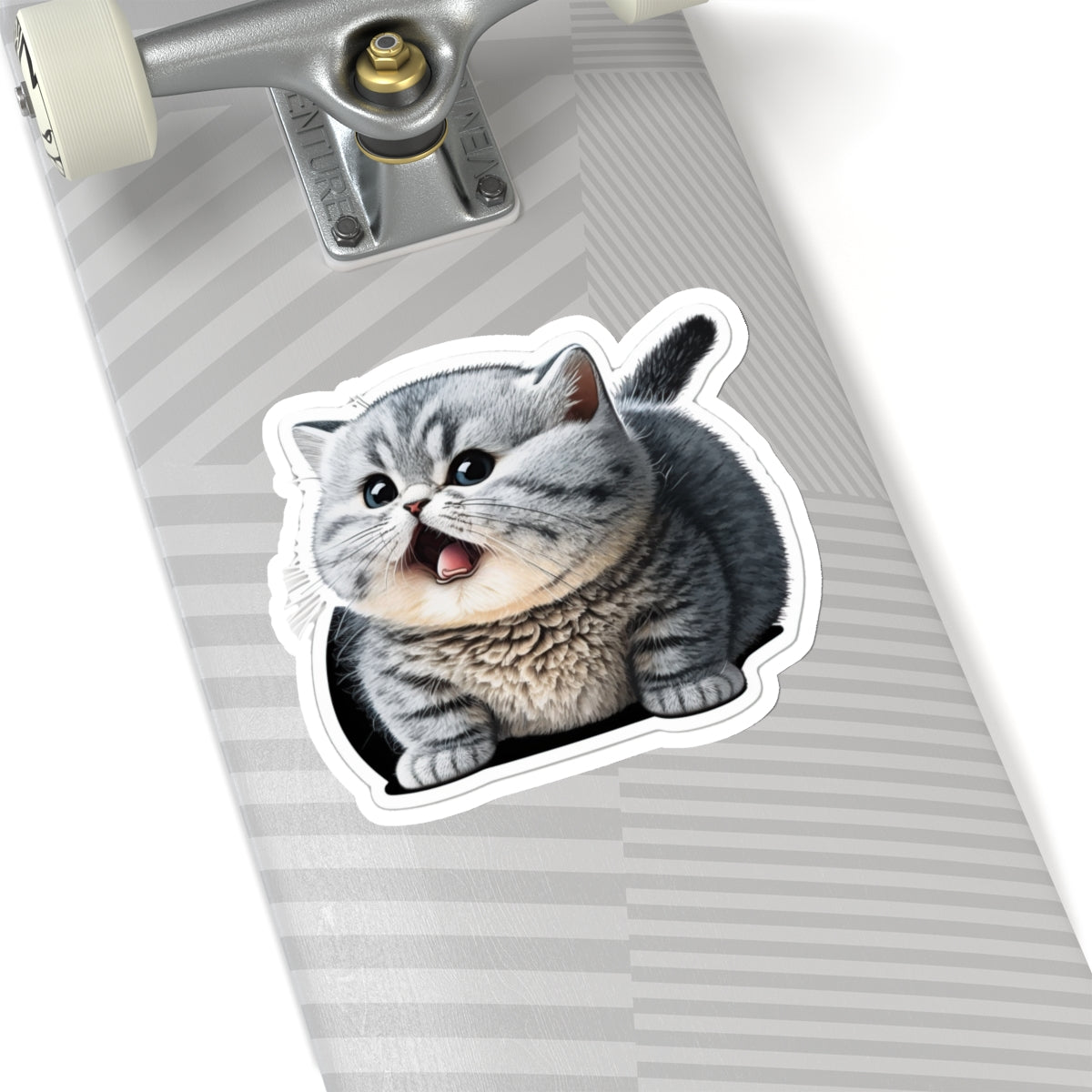 Kiss-Cut Sticker of cute funny burmilla cat kitten for your collection