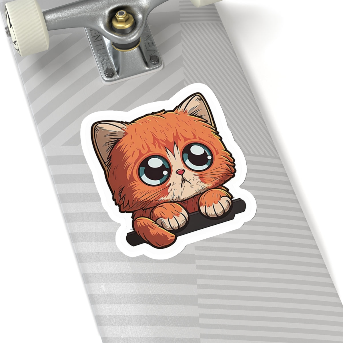 Kiss-Cut Sticker of cute funny cat kitten for your collection