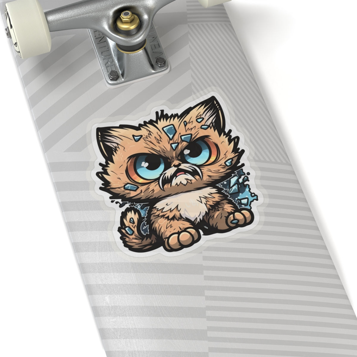Kiss-Cut Sticker of cute funny anime cat kitten for your collection