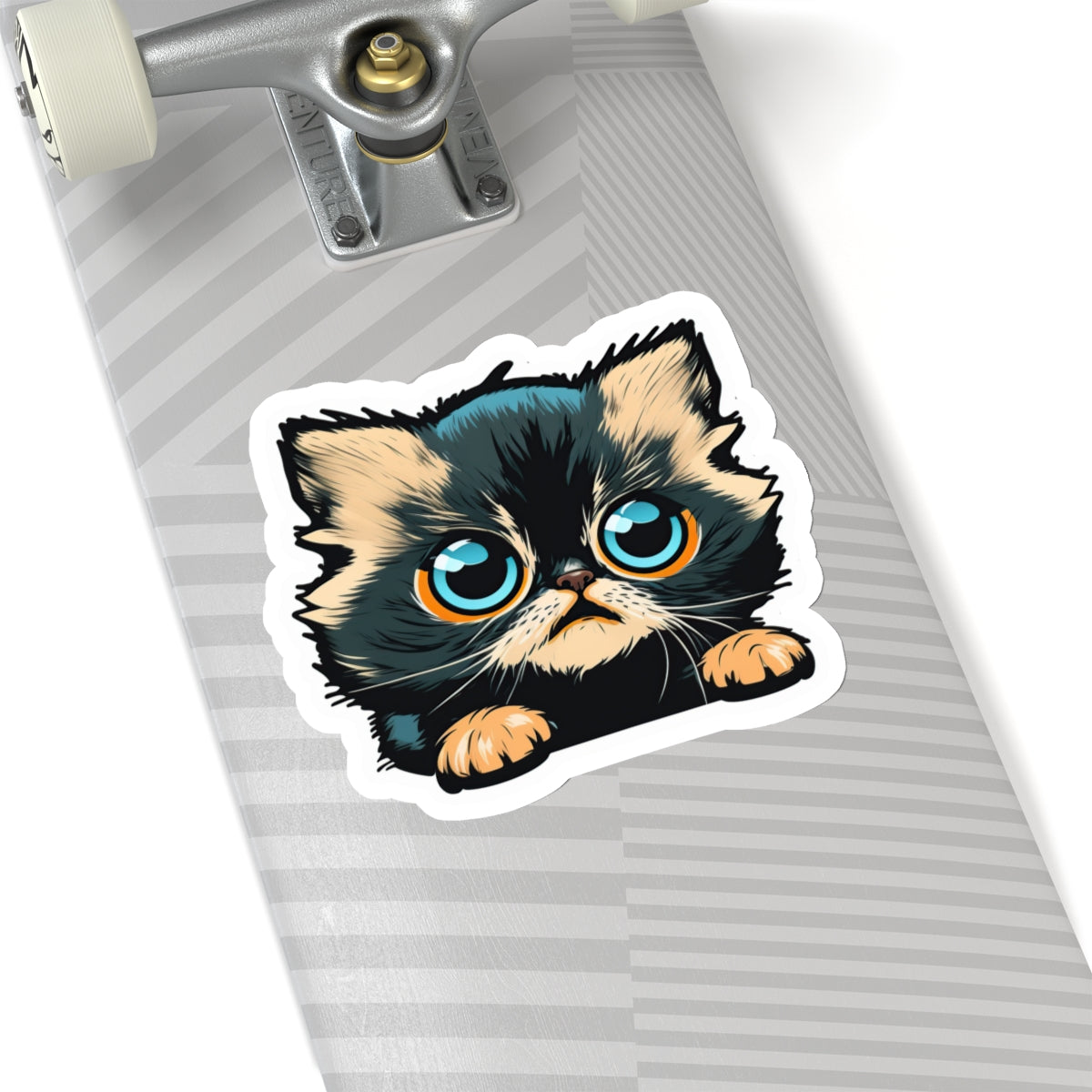 Kiss-Cut Sticker of cute funny cat kitten for your collection