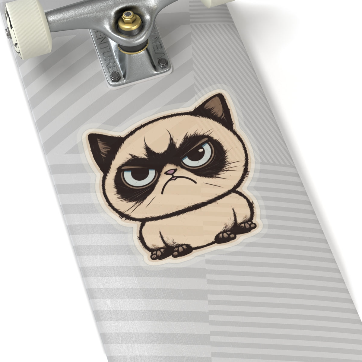 Kiss-Cut Sticker of cute funny siamise cat kitten for your collection
