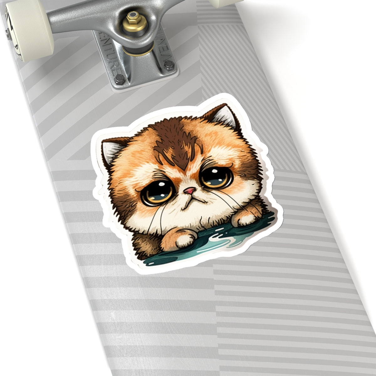 Kiss-Cut Sticker of cute funny cat kitten for your collection