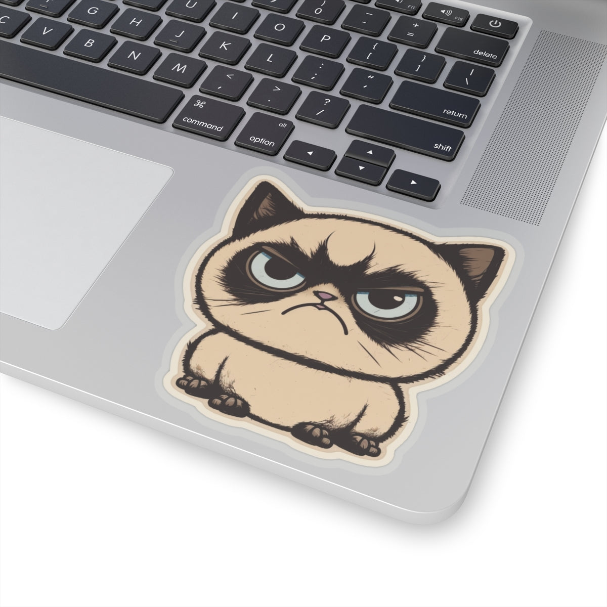 Kiss-Cut Sticker of cute funny siamise cat kitten for your collection