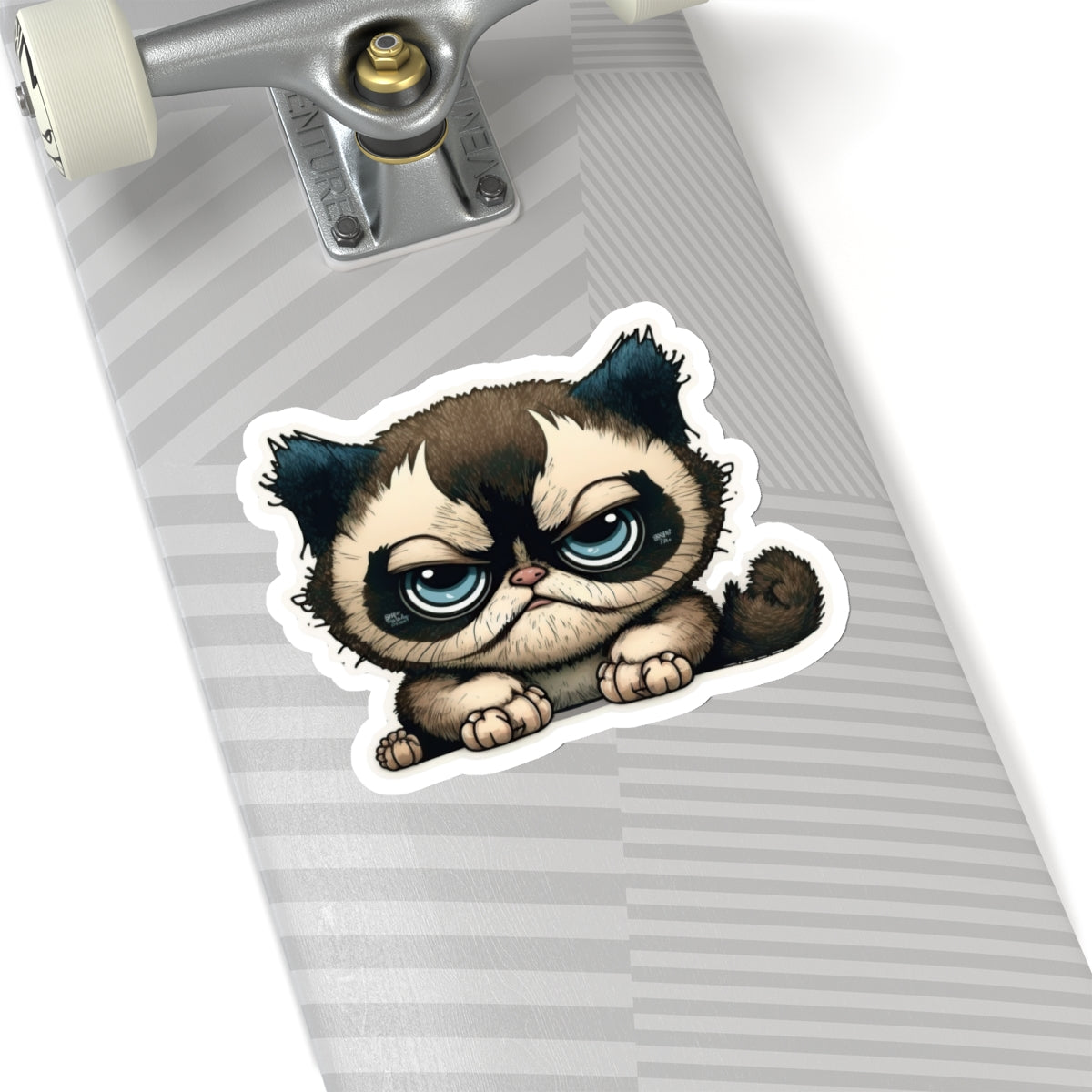 Kiss-Cut Sticker of cute funny cat kitten for your collection