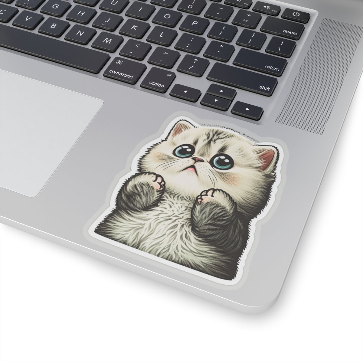 Kiss-Cut Sticker of cute funny cat kitten for your collection