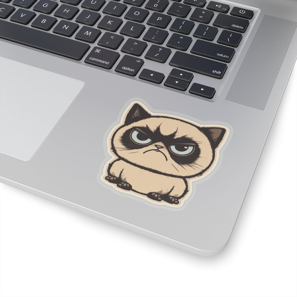 Kiss-Cut Sticker of cute funny siamise cat kitten for your collection
