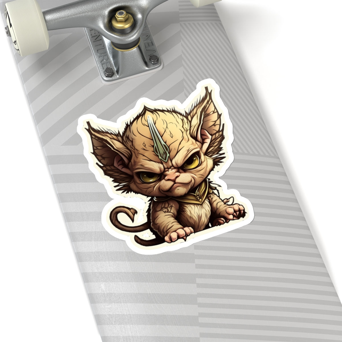 Kiss-Cut Sticker of cute funny angry sphinx cat kitten for your collection