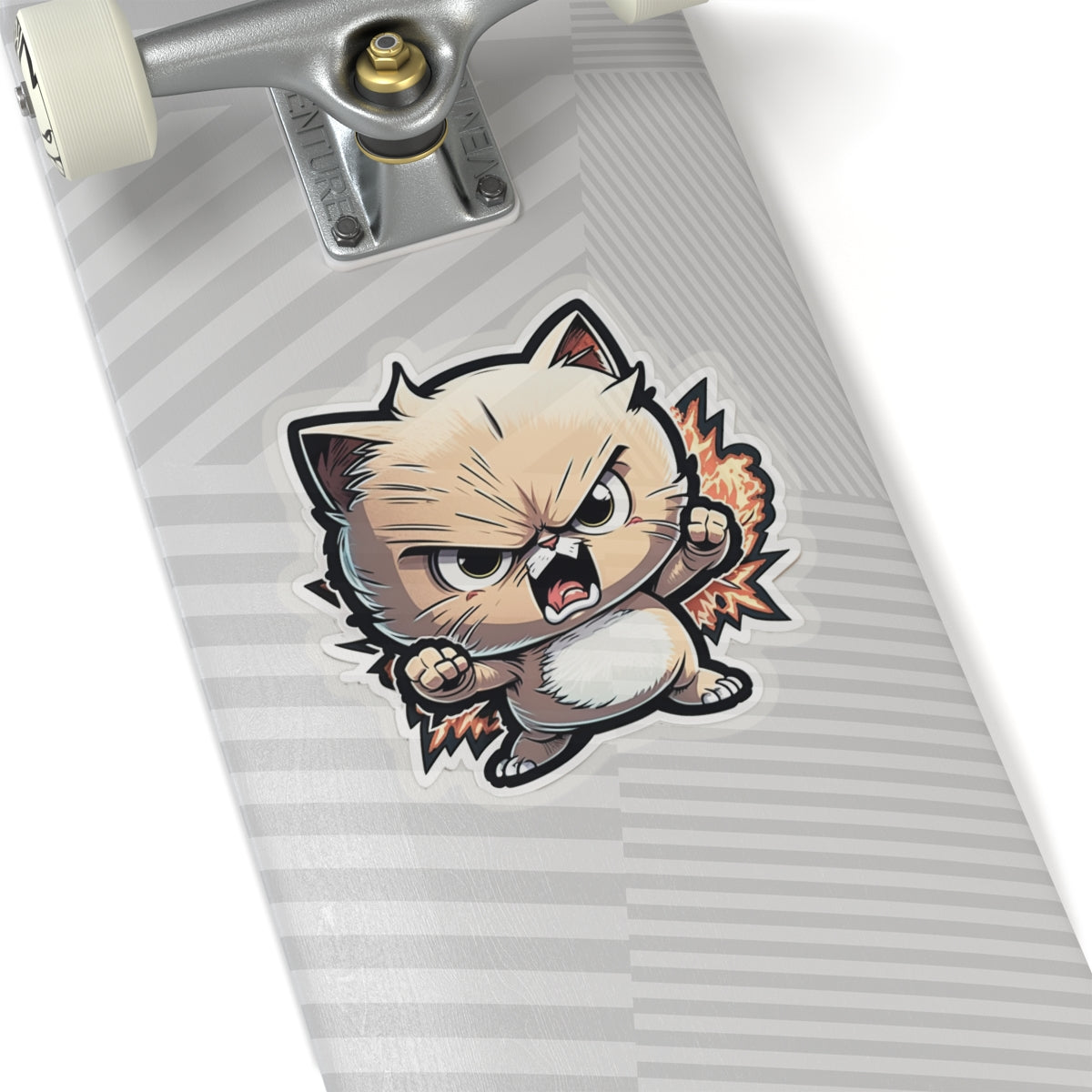 Kiss-Cut Sticker of cute funny anime cat kitten for your collection