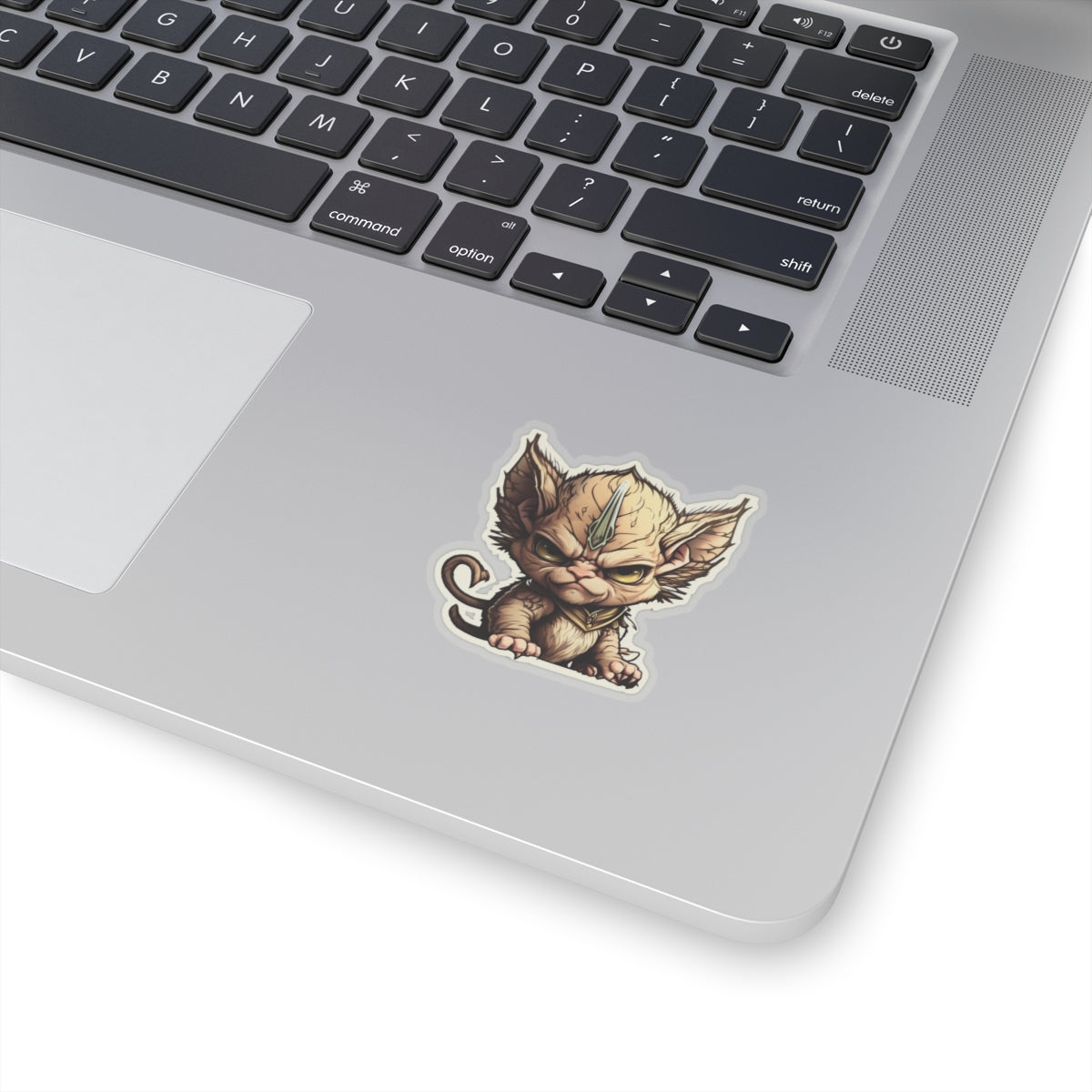 Kiss-Cut Sticker of cute funny angry sphinx cat kitten for your collection