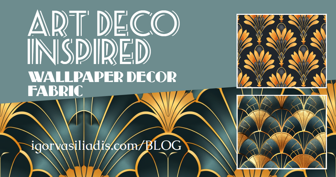 Discover the Glamorous Elegance of Art Deco: Timeless Wallpaper, Home Décor and Fabric Designs