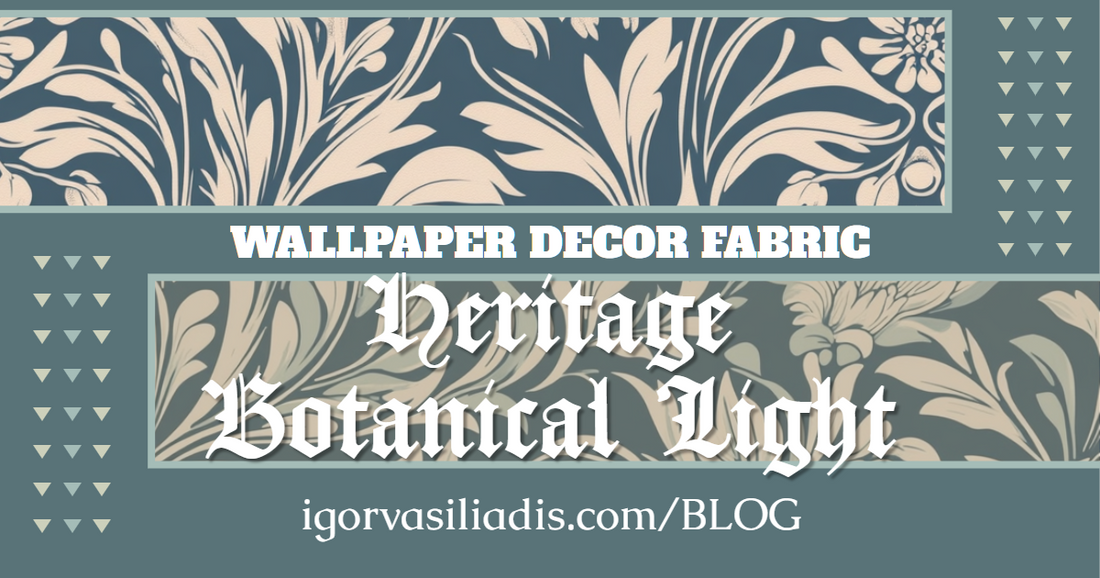 Heritage Botanical Light - Wallpaper, Decor & Fabric