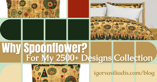 Why Spoonflower Is My Go-To Platform for Producing 4000+ Wallpaper, Home Decor, and Fabric Designs