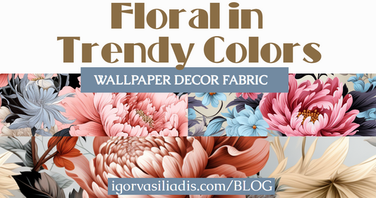 🌸 Bring Fresh Style Home: Discover the "Floral Designs in Trendy Colors" Collection!