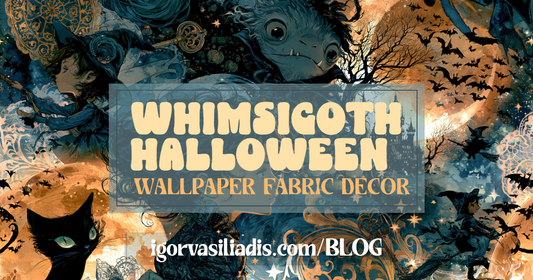 Whimsigoth Halloween Carnival Wallpaper & Fabric