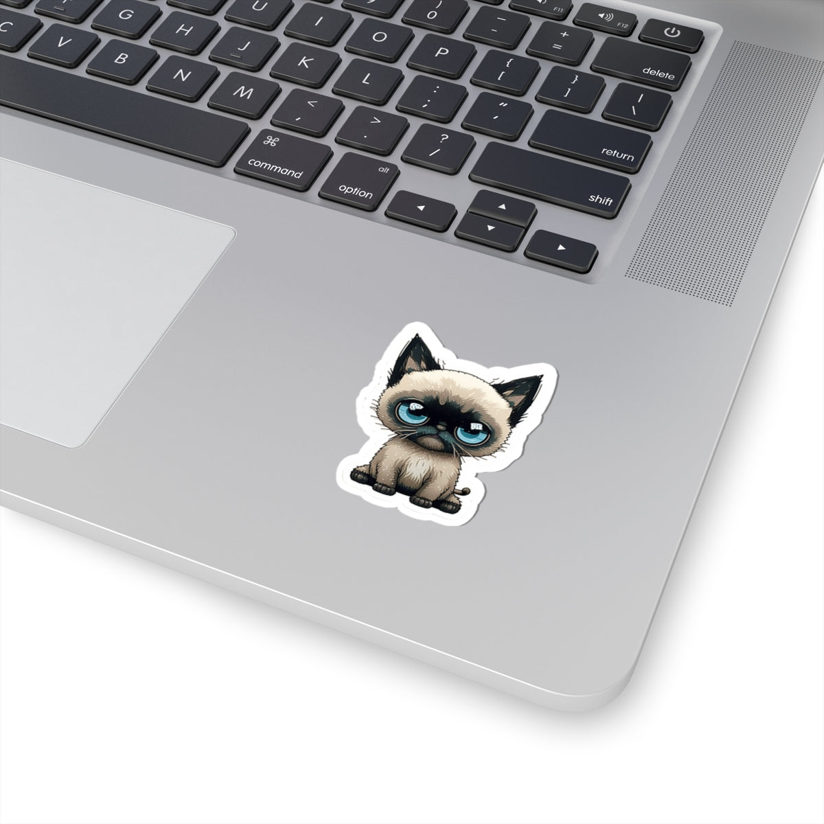 Kiss-Cut Sticker of cute funny siamise cat kitten  for your collection
