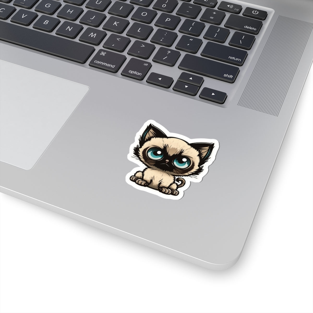 Kiss-Cut Sticker of cute funny siamise cat kitten  for your collection
