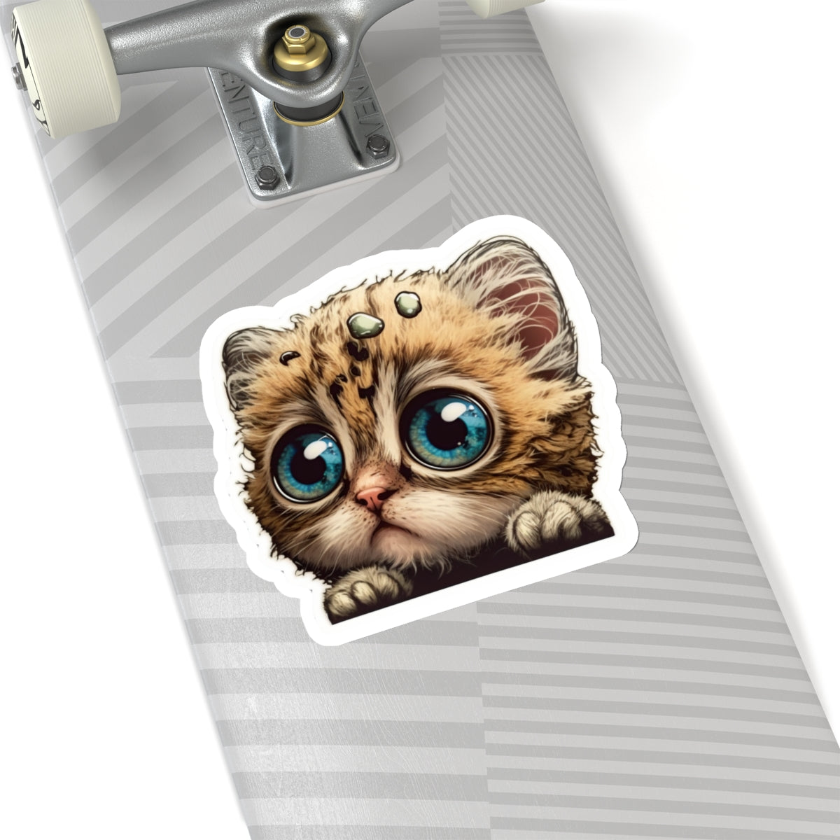 Kiss-Cut Sticker of cute funny cat kitten  for your collection