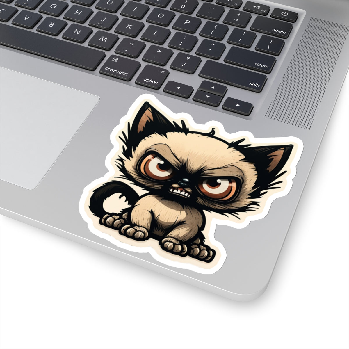 Kiss-Cut Sticker of cute funny siamise cat kitten  for your collection