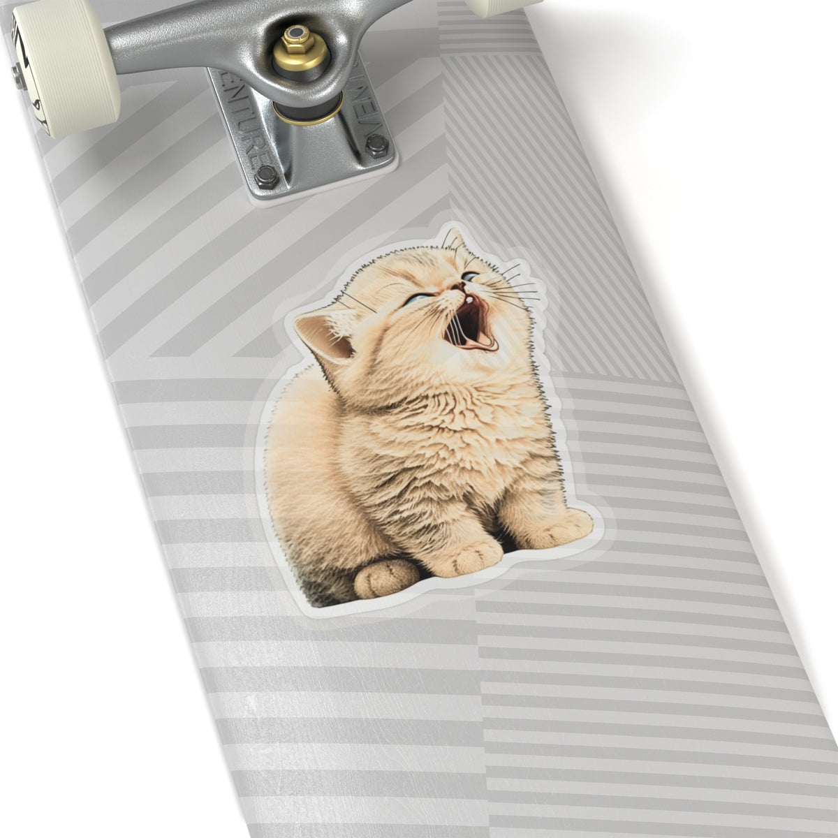 Kiss-Cut Sticker of cute funny golden chinchilla cat kitten  for your collection
