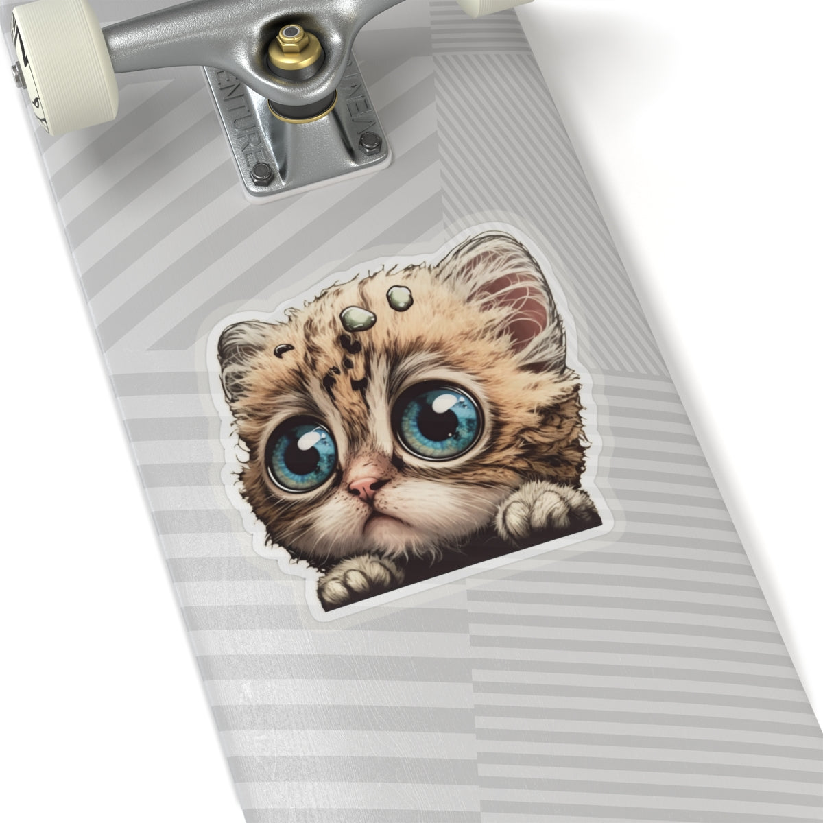 Kiss-Cut Sticker of cute funny cat kitten  for your collection