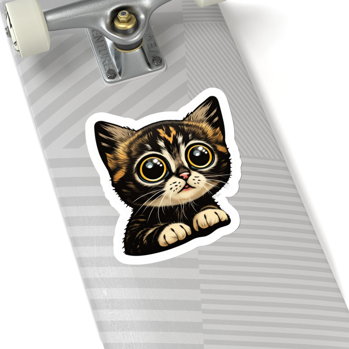Kiss-Cut Sticker of cute funny cat kitten  for your collection