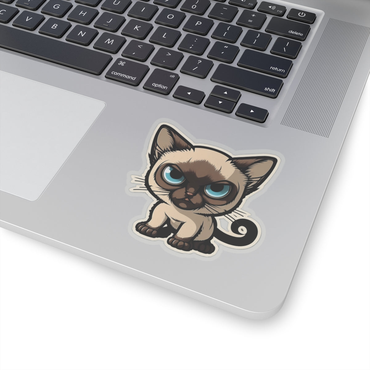 Kiss-Cut Sticker of cute funny siamise cat kitten  for your collection