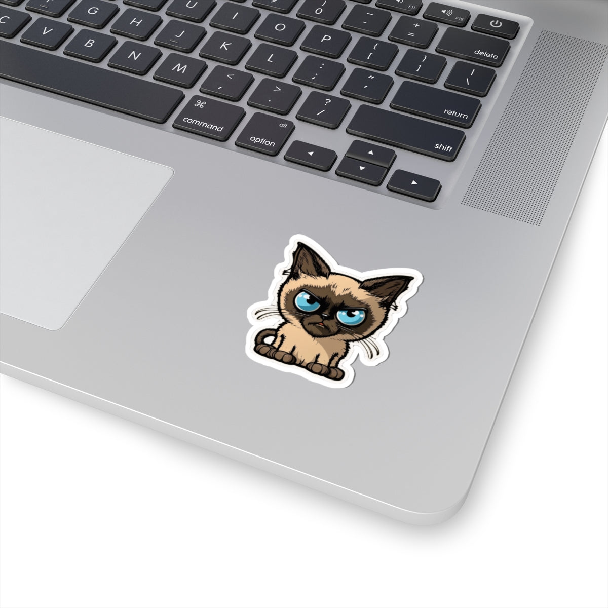 Kiss-Cut Sticker of cute funny siamise cat kitten  for your collection