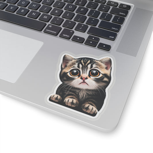 Kiss-Cut Sticker of cute funny cat kitten  for your collection