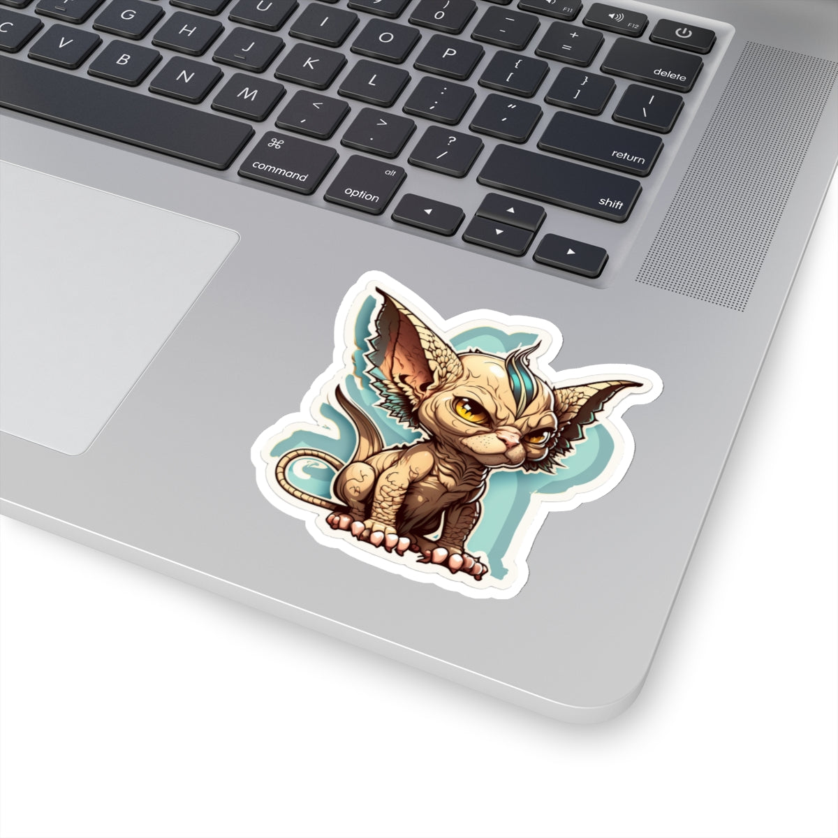 Kiss-Cut Sticker of cute funny angry sphinx cat kitten  for your collection