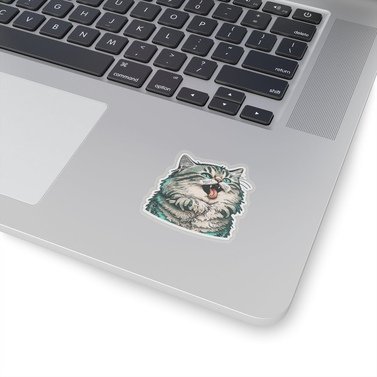 Kiss-Cut Sticker of cute funny siberian cat for your collection