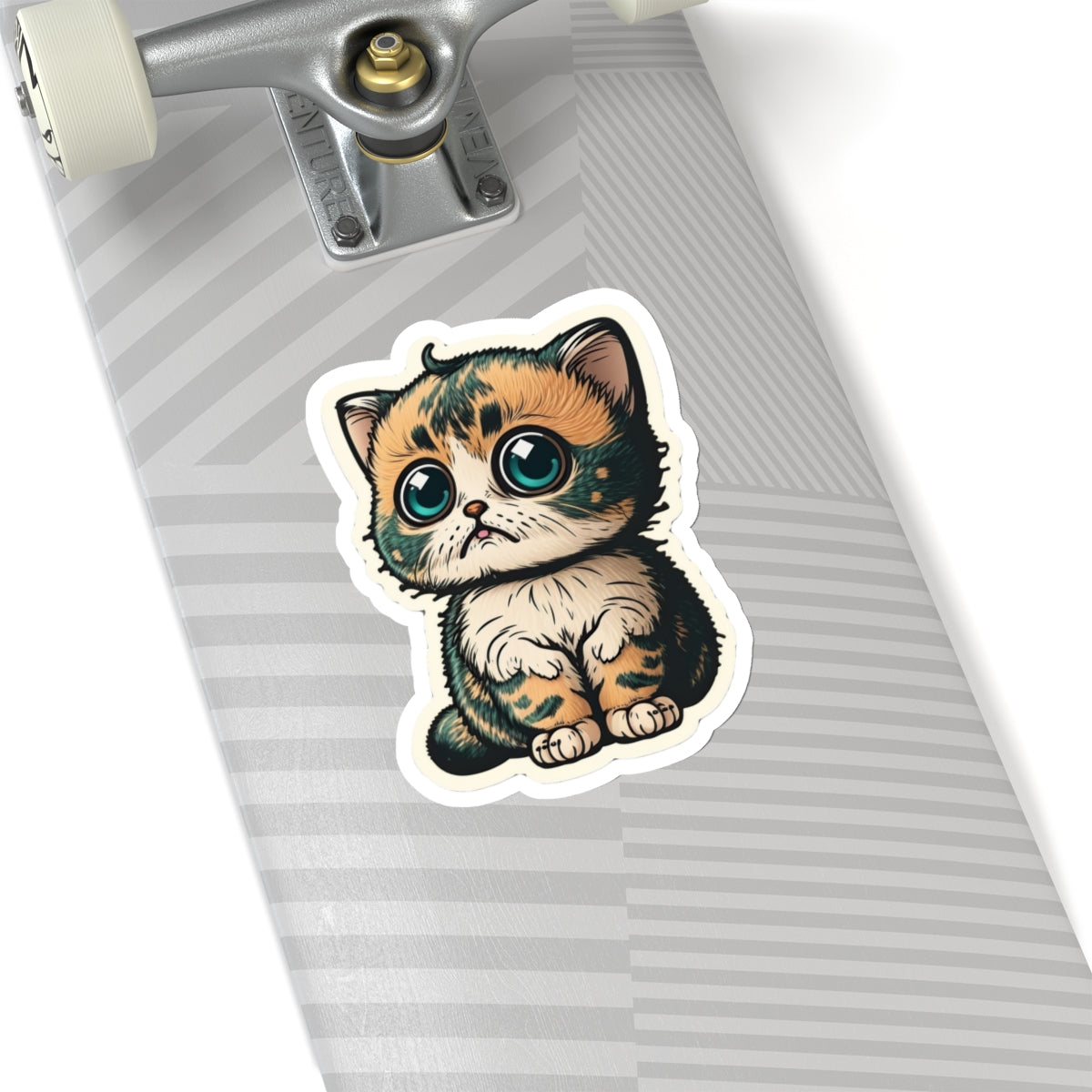 Kiss-Cut Sticker of cute funny cat kitten  for your collection