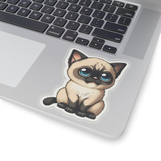 Kiss-Cut Sticker of cute funny cat kitten  for your collection