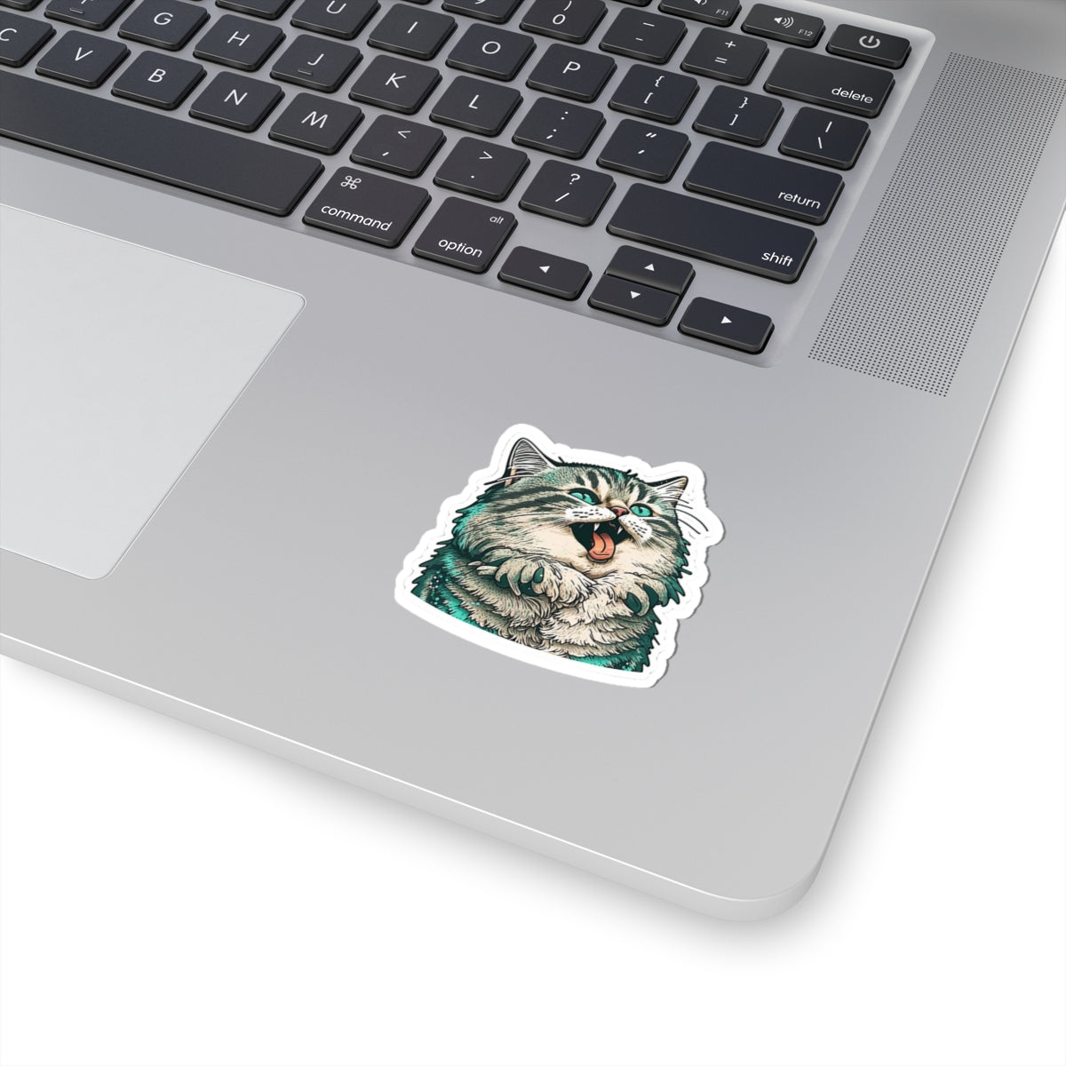 Kiss-Cut Sticker of cute funny siberian cat for your collection