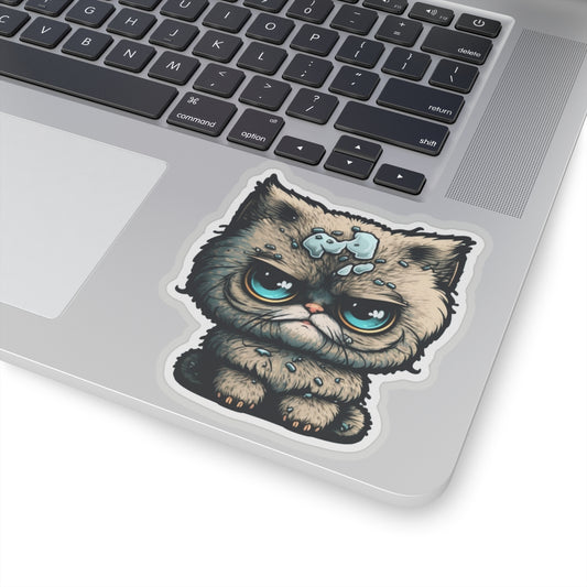 Kiss-Cut Sticker of cute funny cat kitten  for your collection