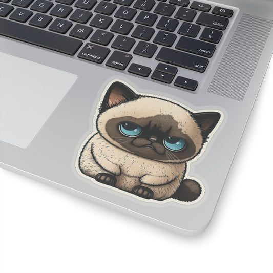 Kiss-Cut Sticker of cute funny cat kitten  for your collection