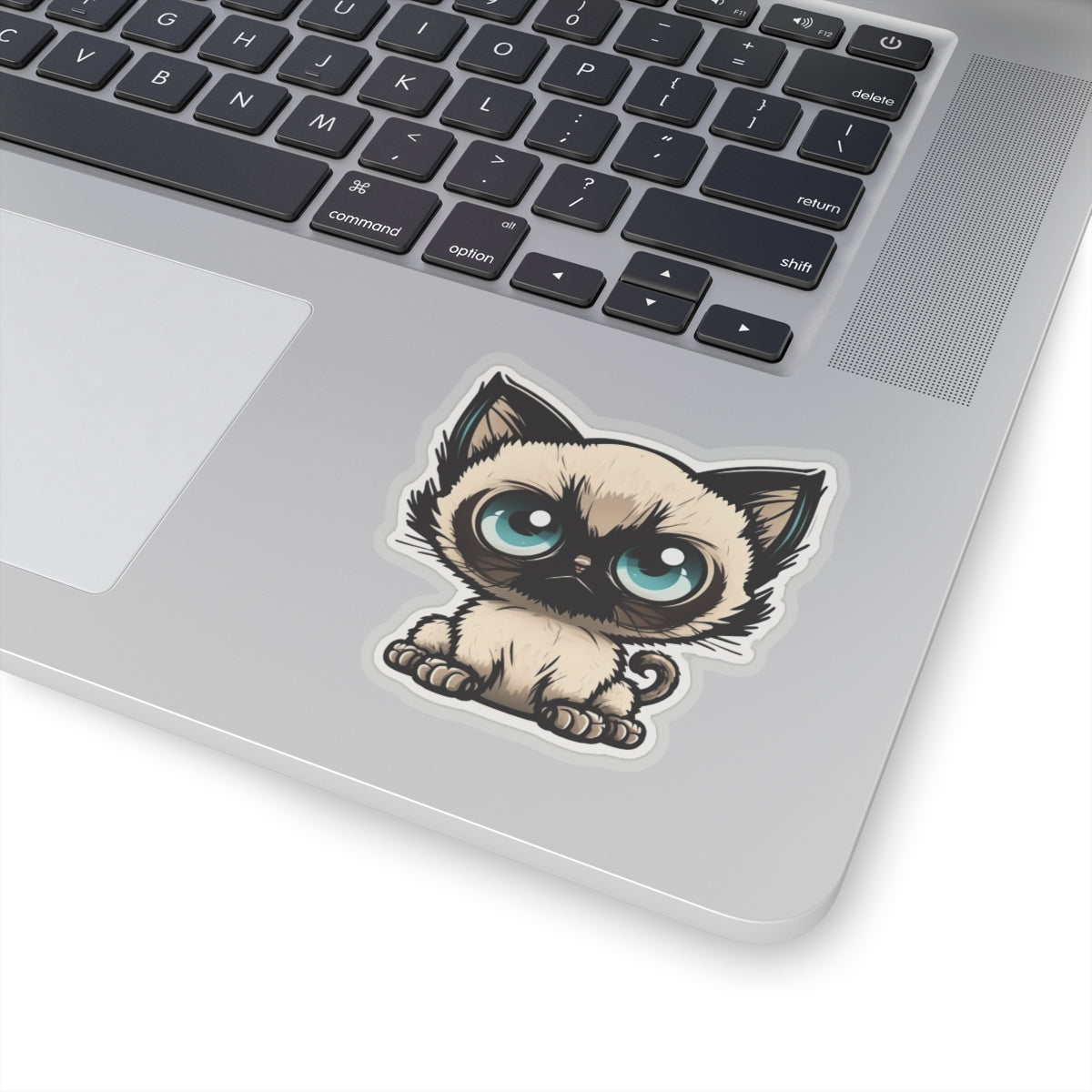 Kiss-Cut Sticker of cute funny siamise cat kitten  for your collection