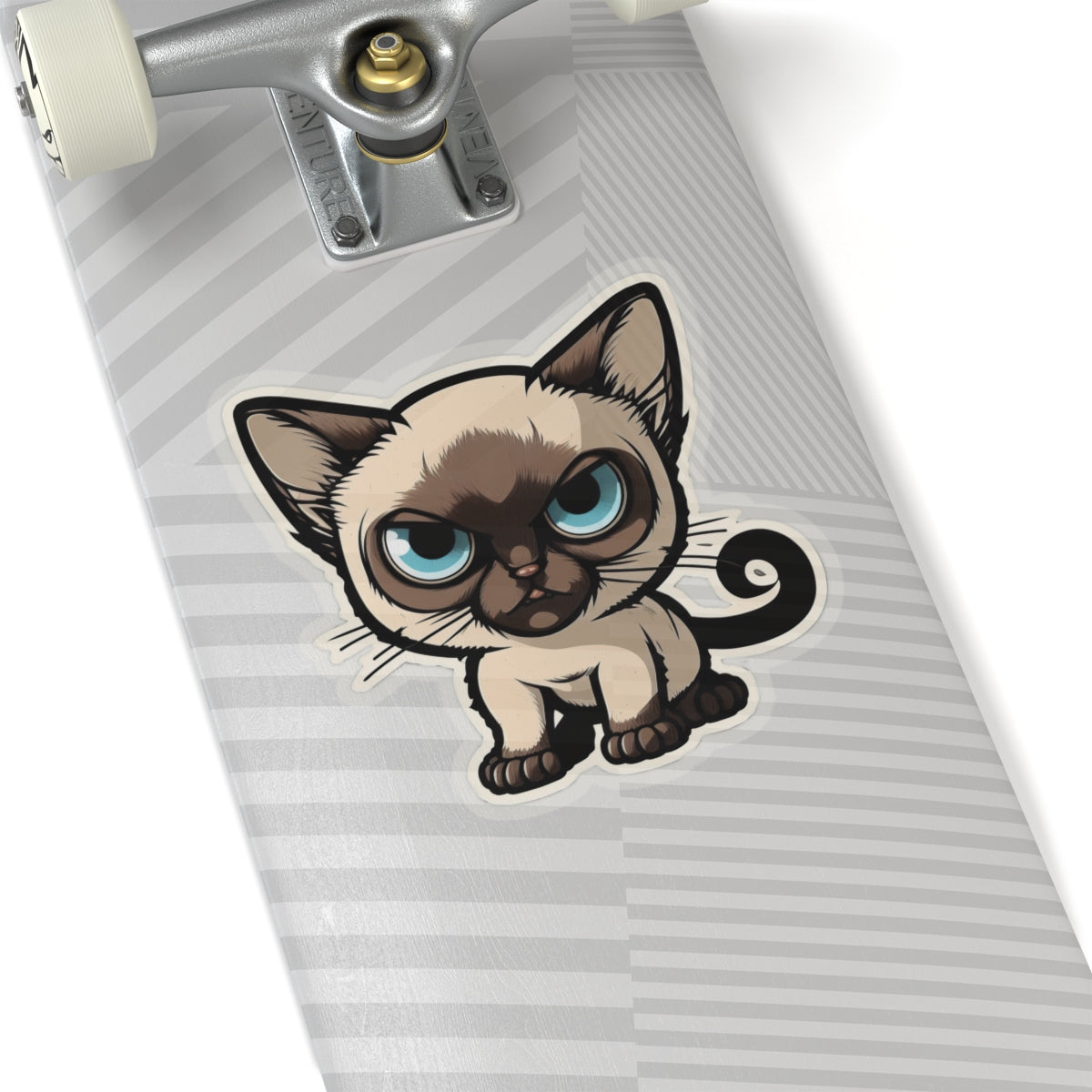 Kiss-Cut Sticker of cute funny siamise cat kitten  for your collection