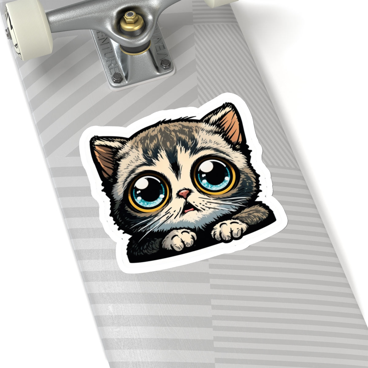 Kiss-Cut Sticker of cute funny cat kitten  for your collection